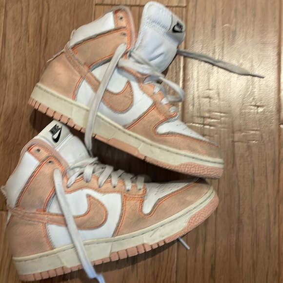 Pink/white Nike Dunk Womens 6.5 - Picture 5 of 8